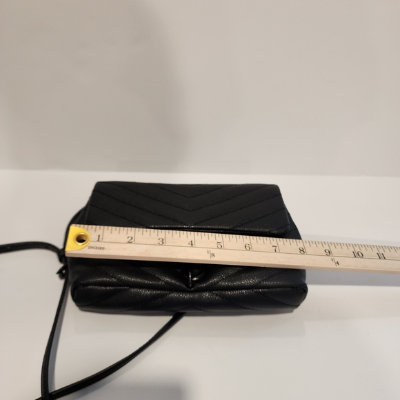 Rebecca Minkoff Black Chevron Crossbody Bag - Picture 9 of 11